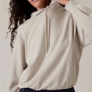 Athleta Seasoft Bubble Hem Hoodie Sweatshirt - size meduim